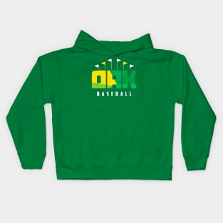 OAK Baseball Ballpark Kids Hoodie